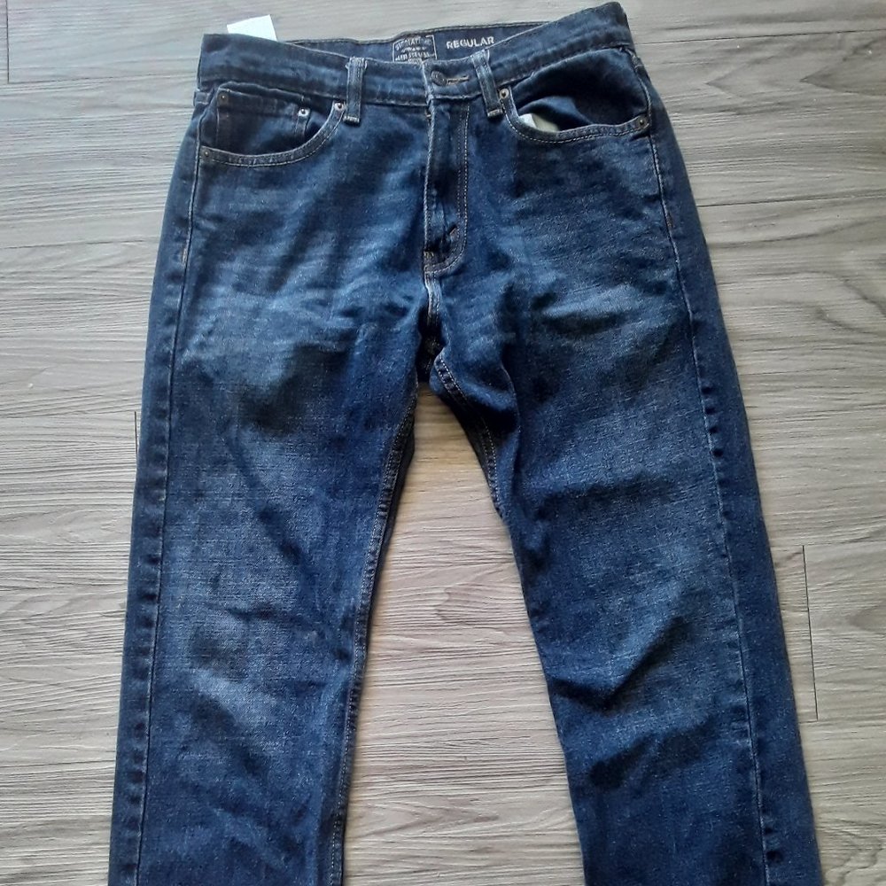 Signature By Levi Strauss Mens Bluee Denim Signature Regular 30x30